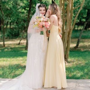 COPY - Yellow bridesmaid dress from David’s bridal